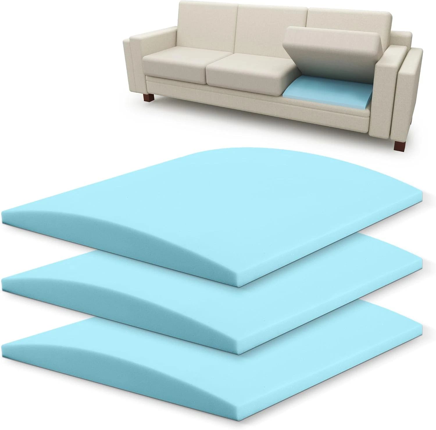 Couch Sofa Cushion Support for Sagging Seat Arched Furniture Seat under Cushion
