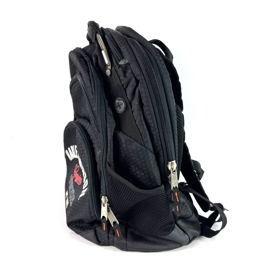 Mochila Harley Davidson Genuina Motocicletas WS191 Bar Shield Bordada Negra Foto 2 de 4