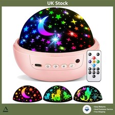 Enchanting Rotating Unicorn Projector Night Light 93 Modes & Remote