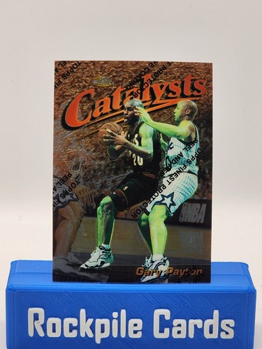 1997-98 Topps Finest - Catalysts Gary Payton #80 Promotional Sample Uncommon