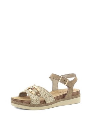Damen Riemchensandalen hellbeige Inblu Art. MF15