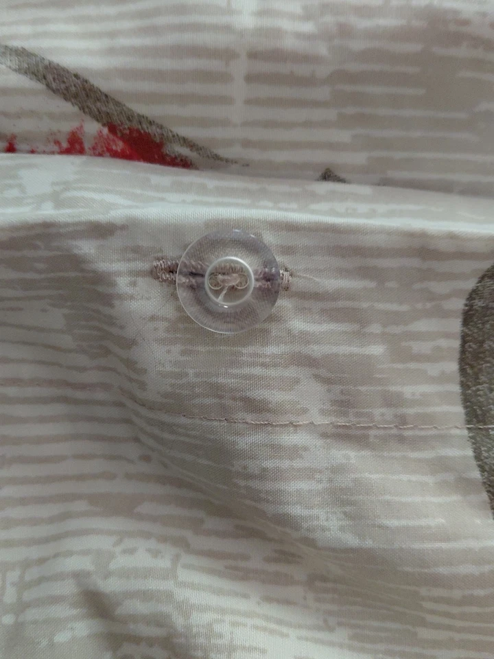 Juego de funda nórdica Crate Barrel Osaka tamaño queen completo algodón floral fundas estándar Foto 4 de 4