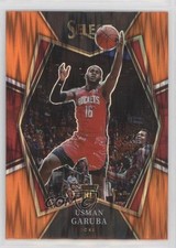 2021-22 Panini Select Premier Level Orange Flash Prizm Usman Garuba #161 bn5