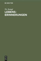 Th. Rumpf | Lebenserinnerungen | Buch | Deutsch | 92 S. | De Gruyter