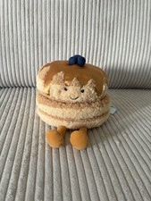 Authentic Jellycat Amuseables Fran Pancakes Plush BNWT HTF