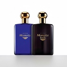 Avon Mesmerize Black Blue Cologne 3.4 oz Men Unisex Fragrance Set