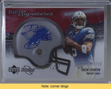 2007 NFL Sweet Spot Rookie Signatures 394/799 Drew Stanton #111 Auto READ 0c6