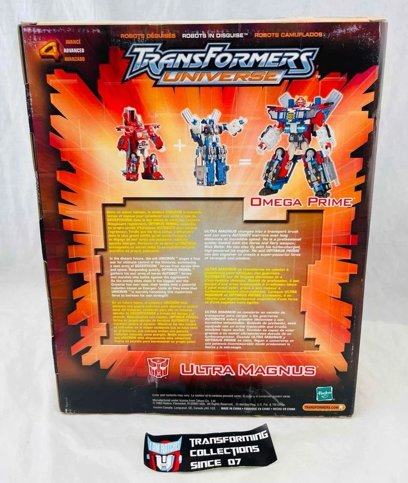 Transformers Universe 2002 Sams Club Exclusive Ultra Magnus MISB - Image 2 of 2