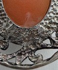 Beautiful Vintage Jez Designer Sterling Silver Filigree Cameo Pendant — photo 5