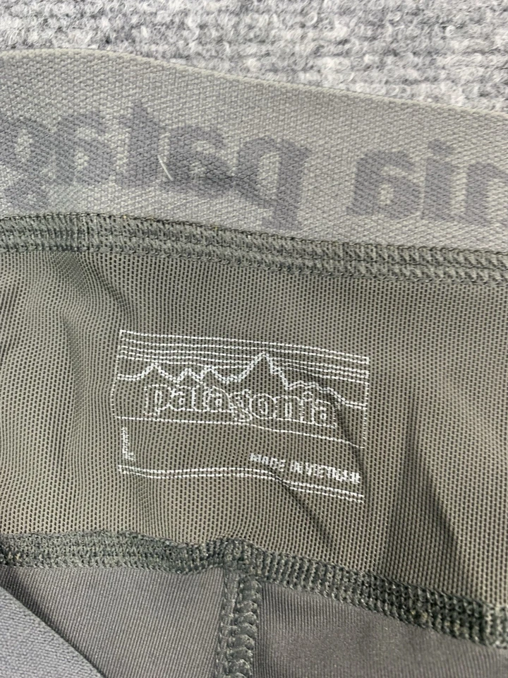 Patagonia  Cycling Padded Shorts Womens Large Gray Elastic Waist Pull On - Image 3 of 4