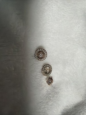 NEW PANDORA ROSE  Sparkle Halo Stud EARRINGS 286272CZ w/ gift box