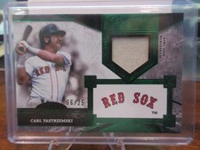 2025 Topps Tier One - Tier One Relics Carl Yastremski #TSR-CY Green Foil /25
