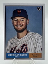 2024 Topps Archives #9 Christian Scott New York Mets ⚾️