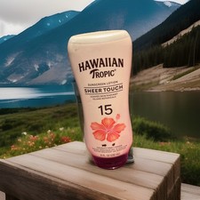 Hawaiian Tropic Sheer Touch Broad Spectrum Sunscreen SPF 15 8 oz EXP 11/2025+ 1.75 per gallon
