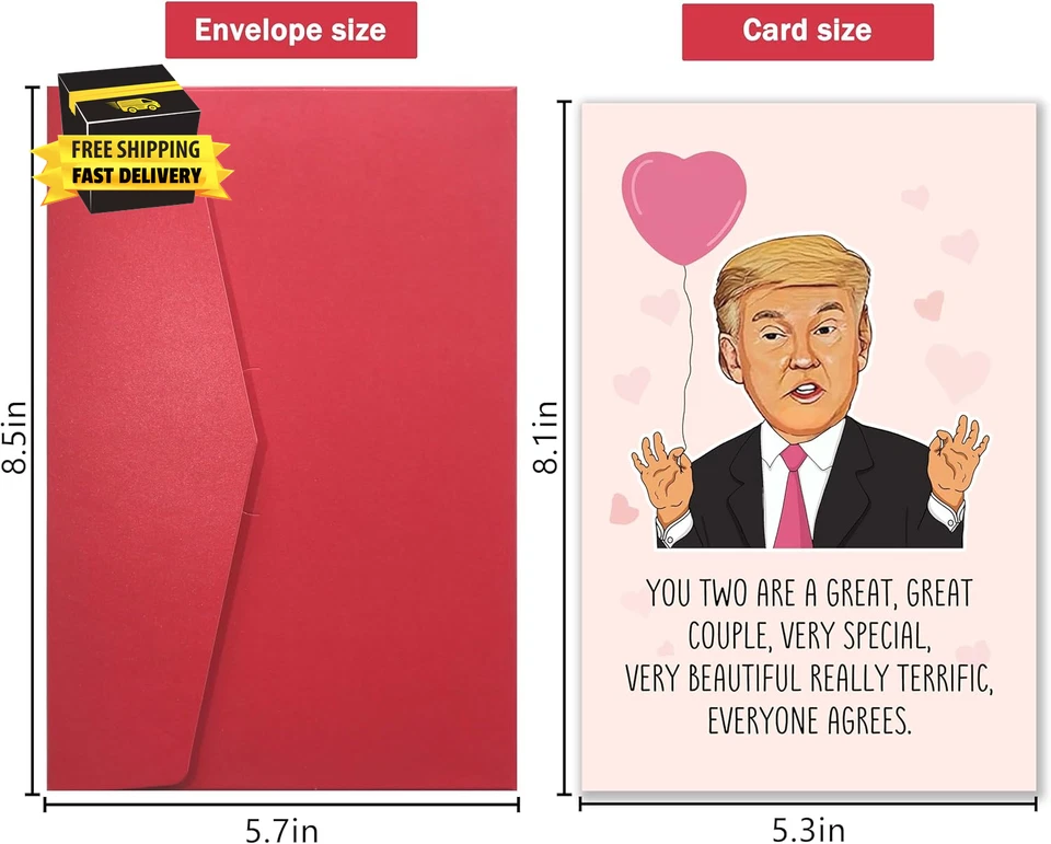 Tarjeta de boda para amigos familiares, divertida tarjeta de compromiso o ducha nupcial para hombres Foto 2 de 4