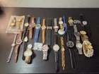 Vintage Watch Lot Of 24.  Some Never Worn.  Various Brands.  Seiko And Others.