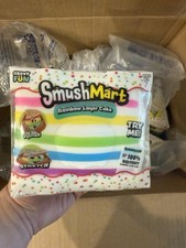 SmushMart Rainbow Layer Cake Squishy Crazy Fun Tik Tok Rare Toy NEW 5"