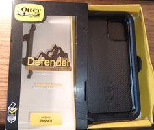 OtterBox Defender Series Rugged Case with Holster Clip for iPhone 11 - Black Op