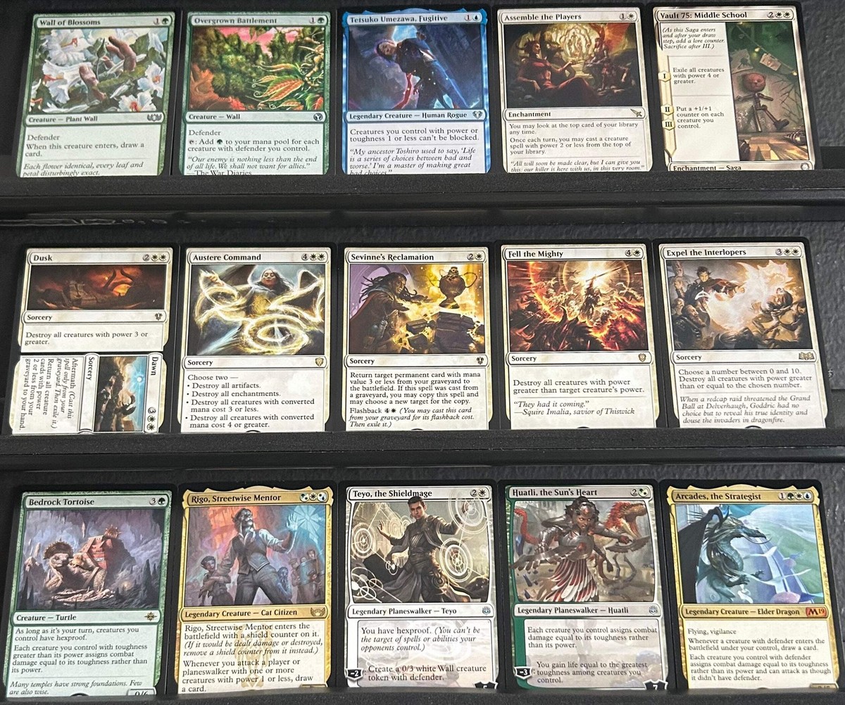 Custom Commander Deck*** Arcades the Strategist - Walls - EDH MTG