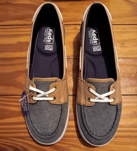 Womens Keds Charter Chambray Blue Deck Shoes. Size 7. WF60163 - Picture 9 of 9