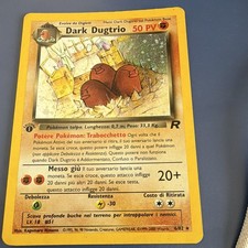 Wizards Pokémon Dark Dugtrio Team Rocket 6/82 Edizione 1 ITA 50 PV 1999