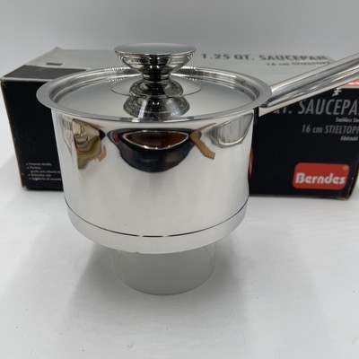 Berndes Stieltopf 1.5 Qt 16mm Saucepan  Stainless Steel Conventional NOS