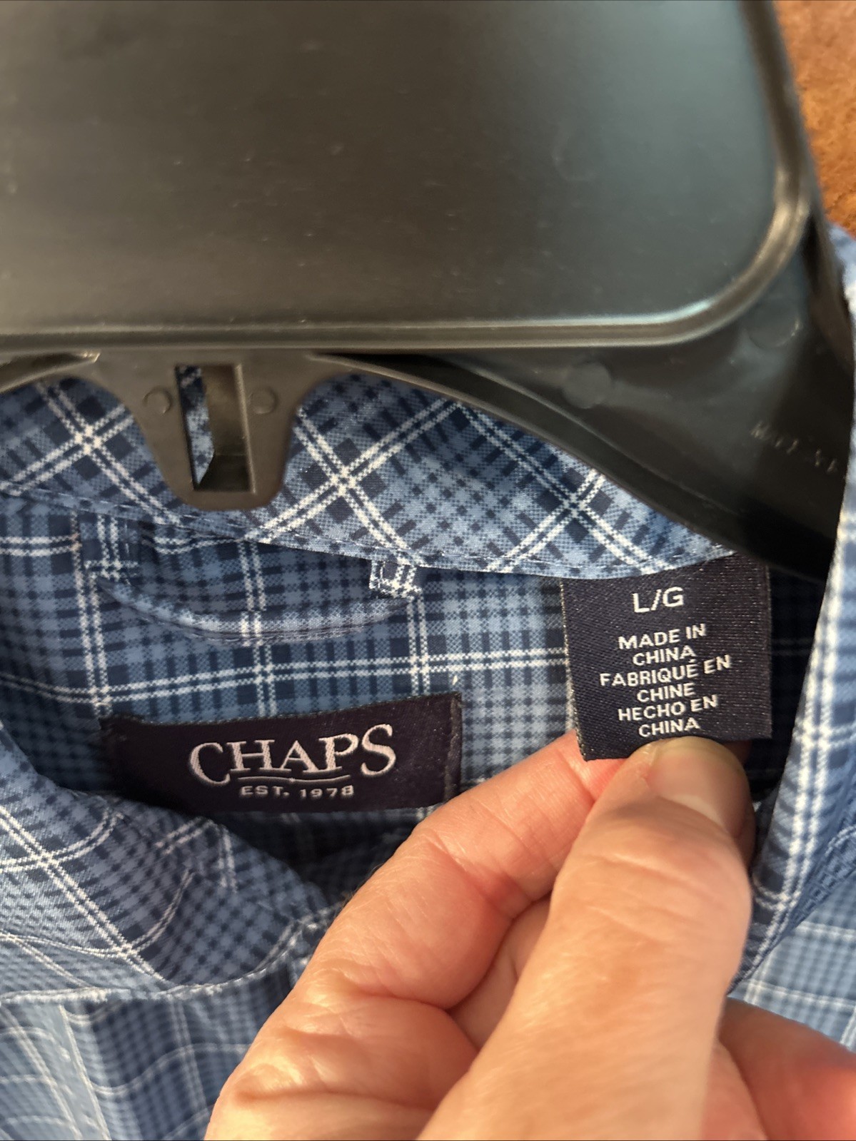 CHAPS  Men’s Performance Button Down L/S Shirt La… - image 3