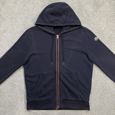 Moncler Reißverschluss Marine Größe XL passt Medium 100% Original