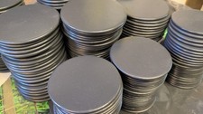 pk 10 10cm POLISHED SMOOTH WELSH SLATE COASTERS laser print (slight Seconds)
