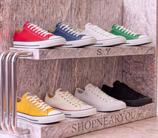 Classic Converse Unisex Chuck Taylor All Star Low Sneaker Canvas Upper MENS NEW