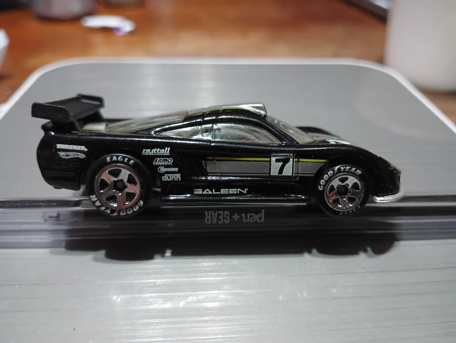 Loose Saleen S7- Hot Wheels 2010 Race World Rare Exclusive W/ Goodyear Tires !