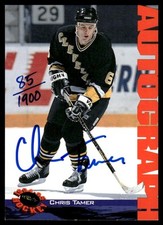 1994-95 Classic SIGNATURE Chris Tamer Pittsburgh Penguins #94