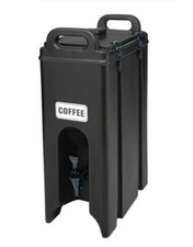 Cambro 500lcd-131 Polyurethane 4.75 Gal. Insulated Beverage Dispenser Dark Brown