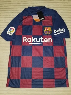 SPORT FCB RAKUTEN MEDIUM SOCCER JERSEY LIONEL MESSI NWT NEW WITH TAGS NUMBER 10