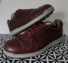 FOOTJOY FJ VERSALUXE Spikeless Golf Shoes Size 10.5 M Brown Leather 57253