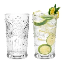UPware 19 oz Water Tumblers Cups, Durable Acrylic Plastic Highball Tumblers, ...