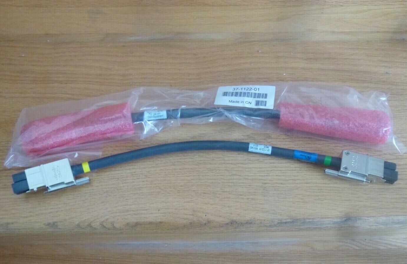 Lot 2x Cisco Power Stack 30CM Cable for Catalyst 3750x P/N: 37-1122-01