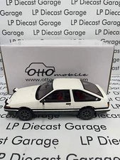OTTO MOBILE 1985 Toyota Sprinter Trueno AE86 GT- APEX White 1:18 Scale Resin Mod