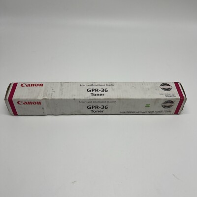 Genuine Canon GPR-36 Magenta 3784B003[AA] Toner Cartridge Free Shipping