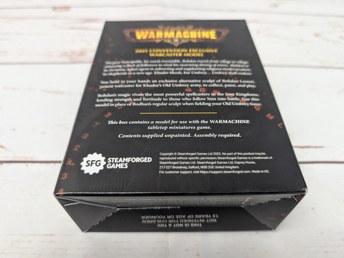 Warmachine Bohdan Lesnoi Apostolo della Strega Con Esclusiva 2025 Nuova con scatola Khador - Foto 6 di 6