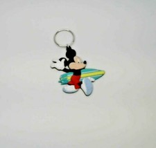 NEW Mickey Mouse Surfer Disney Keychain 3"