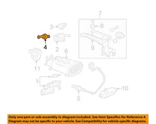 HONDA OEM 02-06 RSX Emission System Emission Components-Pcv Valve 17130PNDA01