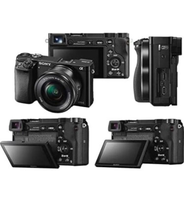 Sony Alpha a6000 24,3MP Spiegellose Systemkamera - Schwarz (Kit mit 16-50mm...
