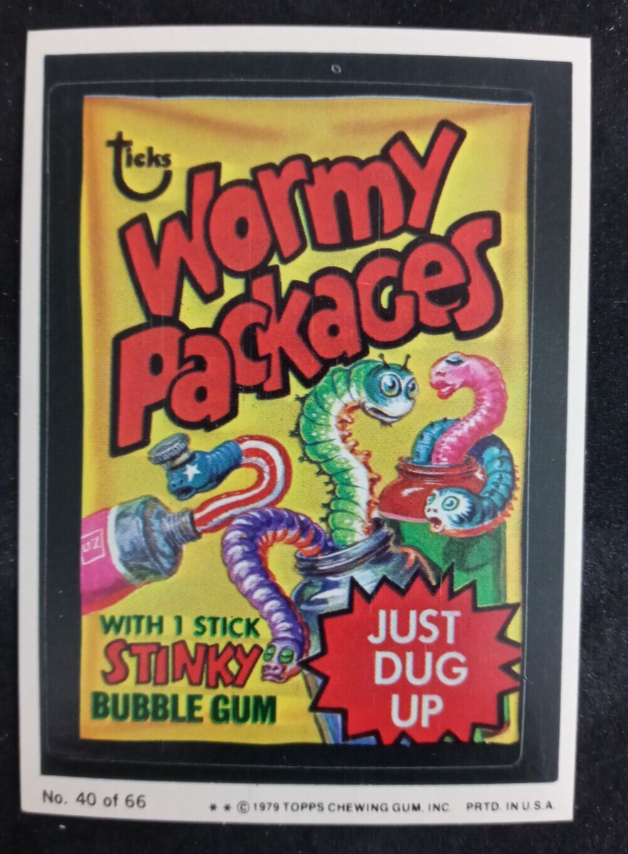 ばんぴーほっぐ 1979 Topps Wacky Packages Wormy Packages #40 2*(B) | eBay