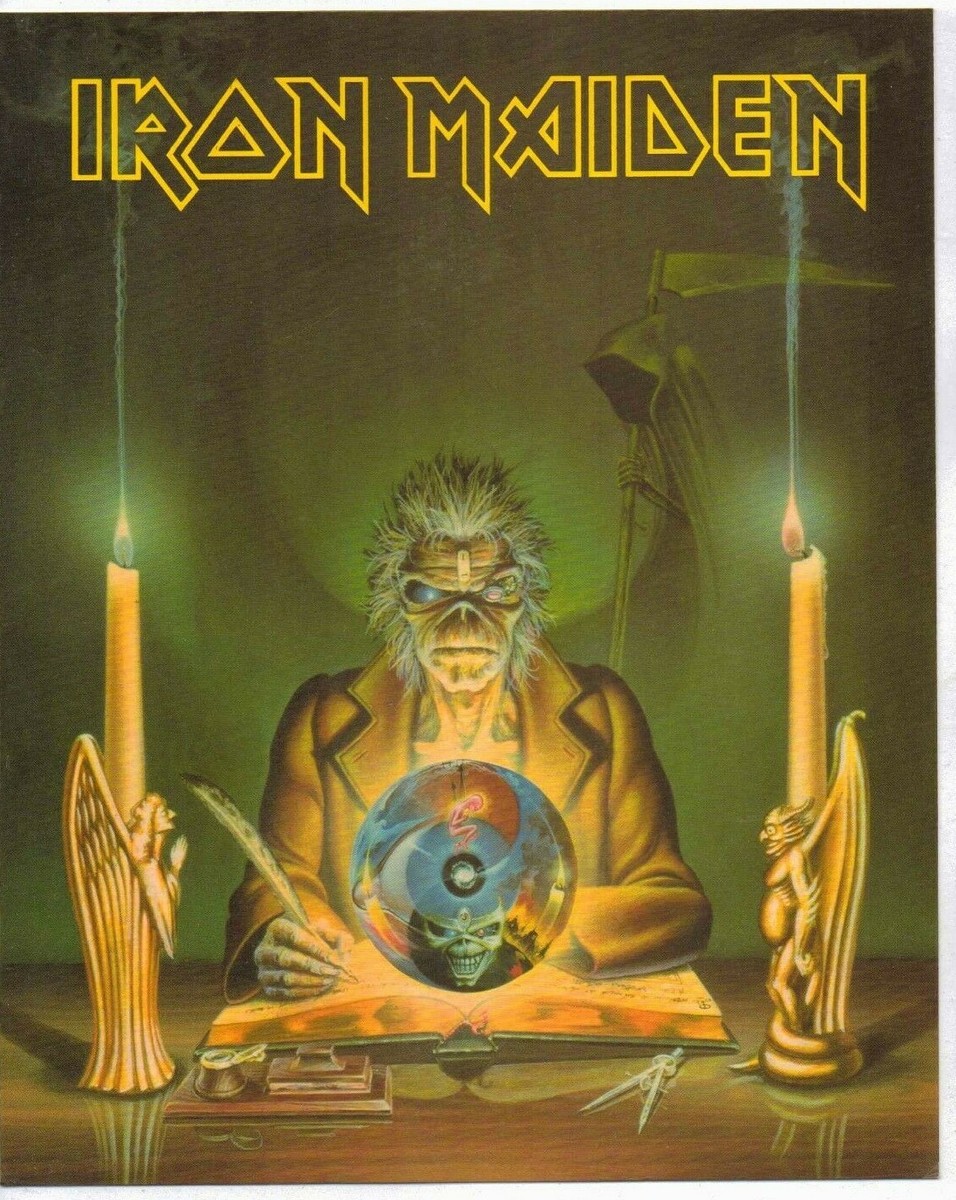 IRON MAIDEN REFLEX POSTCARD 10 IRON MAIDEN REFLEX POSTCARD 10