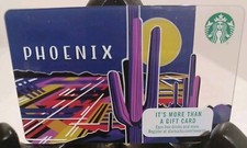  STARBUCKS GIFT CARD 2016 "PHOENIX" 🌵 A REAL BEAUTY🌵A WORK OF ART🌵GREAT PRICE