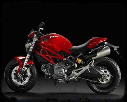 Ducati Monster 696 12 1 A4 Metal Sign Motorbike Vintage Aged - Picture 1 of 1