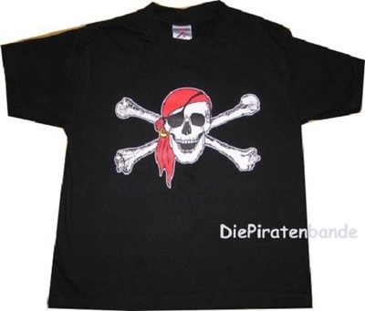 Piraten-Kostüm Für Jungen Schwarz-rot , Günstige Faschings Kostüme Bei