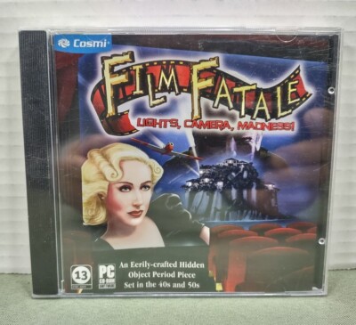 ️ New Film Fatale Lights, Camera, Madness PC CD-Rom Game Factory  ️