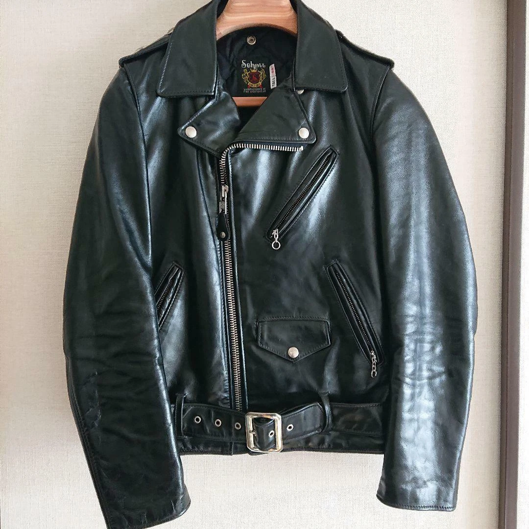 Schott Perfecto Double Leather Riders Jacket 613 Size 34 One Star